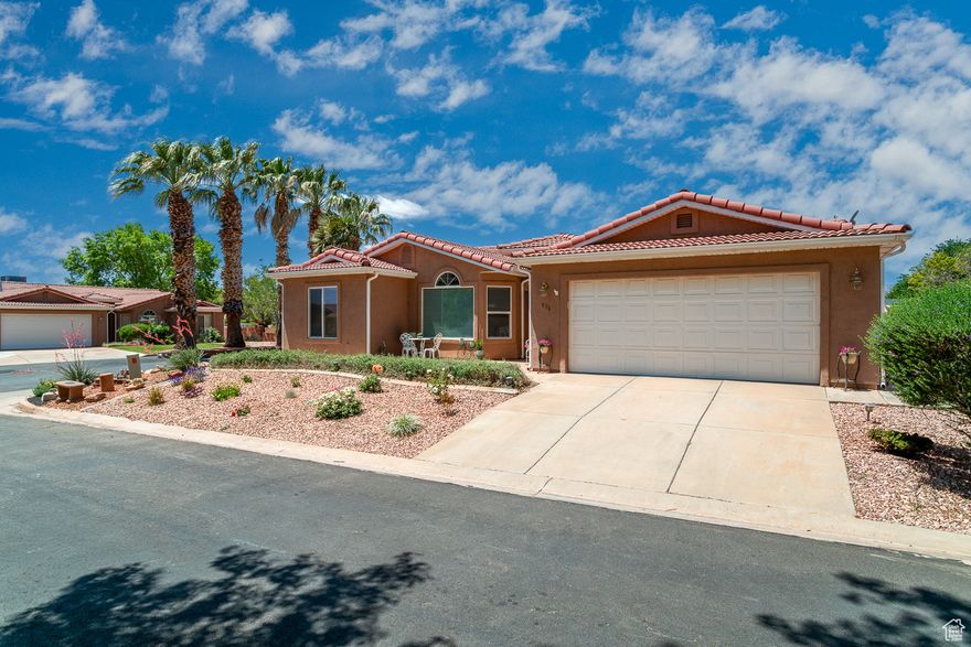 You won't find better value in a single-family home than this charming residence in Padre Lakes Townhomes-a community celebrated for its spacious clubhouse, indoor pool, workout center and spa, billiard table, outdoor pickleball and tennis courts, and of course, picturesque lakes. The front patio welcomes you with colorful planters and flowers, while the back patio features a shady pergola, surrounded by lush grass and mature trees-all fully maintained by the HOA. Inside, the home boasts elegant top-of-the-line Italian porcelain flooring, a spacious primary suite w/walk-in closet and bathroom w/separate shower and soaking tub. Lots of cabinets inside for sundries and such, and,  additional highlights include even more built-in cabinets in the garage, plus a brand-new HVAC system with warranty.