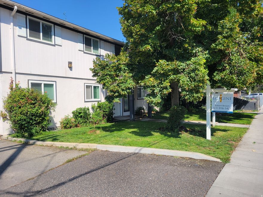 Cute Affordable 2 bdrm 1 bth Condo ready to move in and make your own! Features Bamboo & Tile Flooring, and ground level! New water heater in 2023, furnace & AC replaced in 2020. There is a 7 by 10 storage unit behind condo. Central location, easy commute to the U, Sugarhouse shopping and I-15.  Well maintained for easy living. Will go fast at this price!