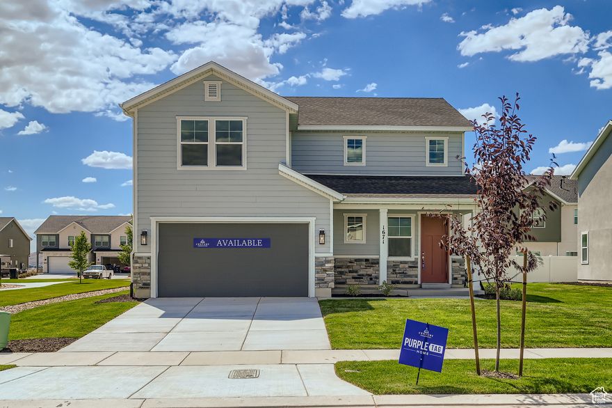 Move in ready! Offering a thoughtfully designed two-story layout, the Silver Lake at Summer Springs is perfect for modern living. On the main floor, a well-appointed kitchen with stunning Flagstone cabinets, a large center island and walk-in pantry overlooks a generous open-concept dining area and great room. Heading upstairs, you'll find 3 secondary bedrooms, plus a spacious primary suite-boasting a separate tub and shower, dual vanities, and a roomy walk-in closet-set apart for additional privacy. Additional highlights include a laundry room, powder room, and full secondary bath **FULL LANDSCAPING INCLUDED** *Ask about our incredible below market rates through our affiliated lender, Inspire Home Loans.*