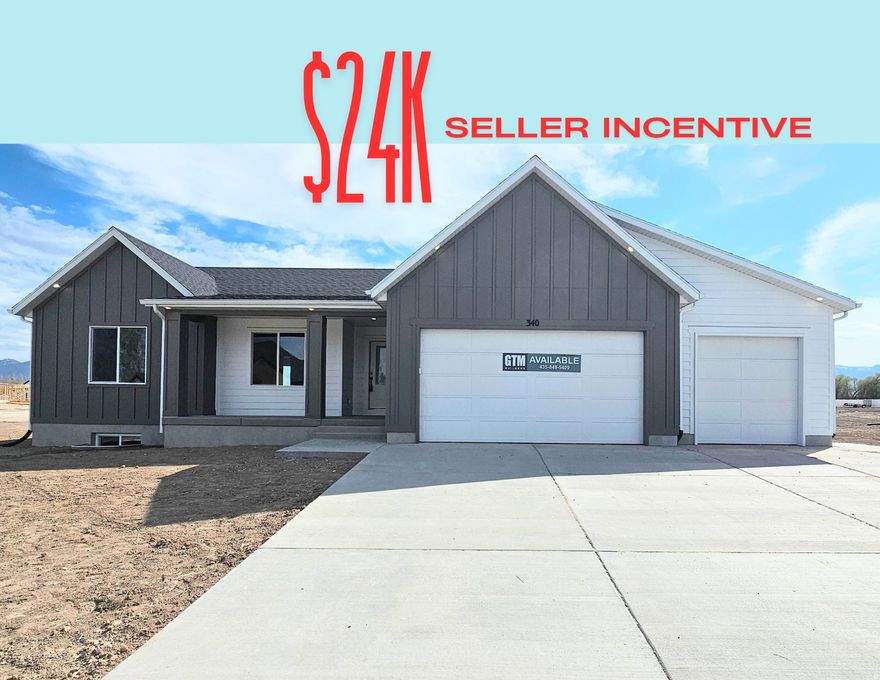 *UNDER CONSTRUCTION*  (Pictures updated 3-11-2026) Welcome to The Lexus at Cowboy Estates. **Seller is offering $24,000 incentive when using one of their preferred lenders. This beautiful home sits on .50 acre of land.  This home includes the following: Vaulted Ceilings in Primary bedroom and Living Room, LED Disc Lighting, Ceiling fan in Living room and Primary bedroom. Tall decorative baseboards. LVP flooring in all main areas including bathrooms. Quality carpet in bedrooms. A Beautiful gold chandelier hangs above the staircase. *Kitchen: Soft close Knotty Alder painted cabinets with gold hardware and granite counter tops with subway tile backsplash. Cabinets featuring end panels and crown moulding. Walk-in Pantry.  Stainless under mounted sink with disposal, walk-in pantry, stainless steel refrigerator, Induction stove top, oven, dishwasher and microwave that can be used as a convection oven.   *Bathrooms: Knotty Alder stained cabinets. Tile surrounds in tub and showers. European glass in Primary ensuite.  Adult height vanities. Taller, elongated toilets.  Central HVAC, Energy efficient furnace, Tankless Water Heater.  *Garage & Exterior Features: Third car bay, garage door openers, and 30 year architectural roof shingles.  -The pictures included are of the actual home in progress and a rendering of The Lexus.   Square footage figures are provided as a courtesy estimate only and were obtained from Builder Plans. Buyer is advised to obtain an independent measurement.