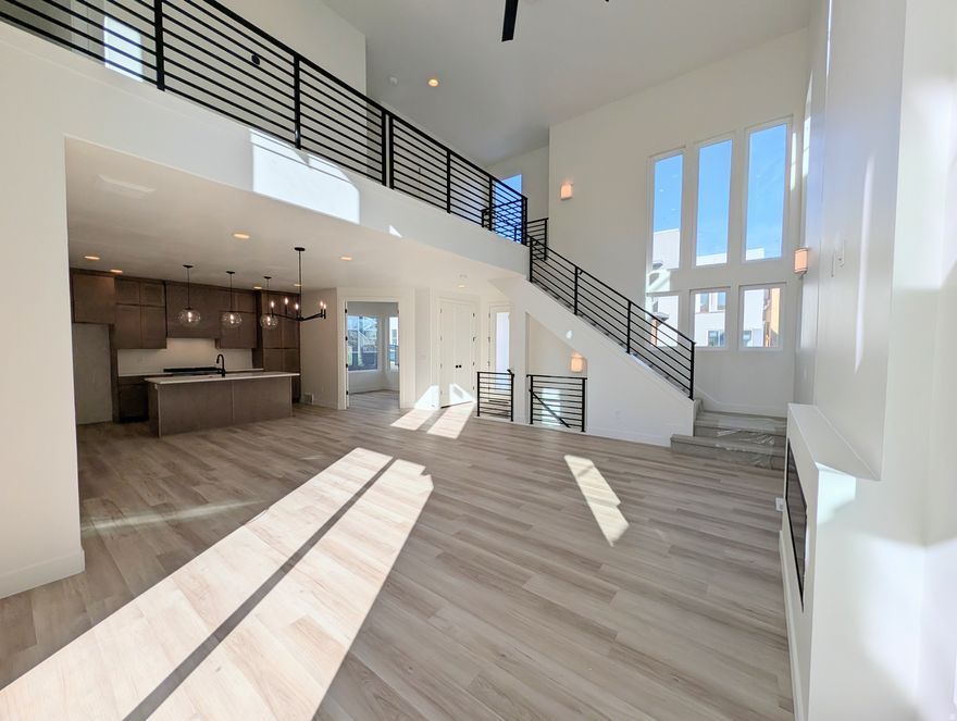 Beautiful brand new home of the popular Innovator plan! Priced with high-end, designer upgrades throughout. Featuring a gourmet kitchen with upgraded cabinets, sleek quartz countertops, and 9ft ceilings on all levels, this home is designed for both comfort and style. The open-concept layout boasts a spacious great room seamlessly connecting to the dining area and kitchen, perfect for entertaining. The main level also features a private office, a convenient butler's pantry, and easy access to the fenced backyard, ideal for outdoor gatherings. The expansive Primary bedroom has a generous walk-in closet and a spa-like en-suite bathroom, complete with a separate stand-alone tub and a sleek shower. With plenty of additional features, this home offers both comfort and style at every turn. Estimated Early 2026 completion.