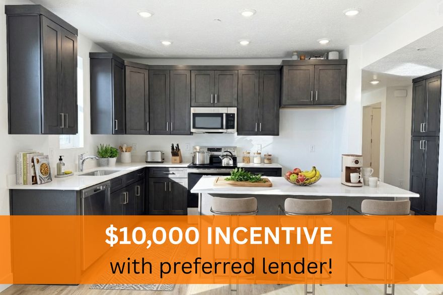 Price Drop! Modern condo across from Downtown Daybreak. exceptional views of Wasatch mountains. Walk to shops, dining, parks, & entertainment. Open floor plan with natural light & contemporary finishes. Limited-time selections available. Next to UTA TRAX Red Line. Visit sales office at 5263 W Reventon.