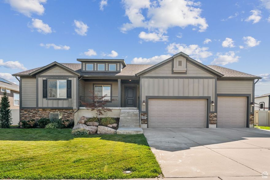 Don't miss out on this move in ready home! Step inside to be greeted by vaulted ceilings allowing for plenty of natural light. The beautiful kitchen features granite countertops, a pantry, and stainless steel appliances. The woodwork in the home is not to be missed, with trim and casing all custom. Other upgrades include French doors, plantation shutters, and new carpet. All bedrooms are spacious and feature walk in closets. The four car garage is massive and includes overhead storage. Outside, enjoy the fully fenced backyard from the shade of the covered deck.