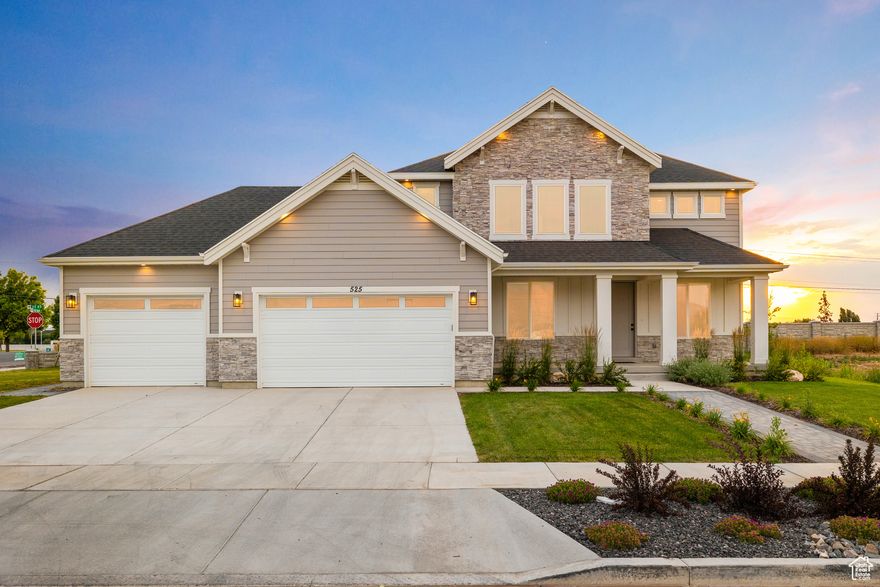 Spacious, Stylish & Move-In Ready! This stunning home features 4 bedrooms, 3 bathrooms, a vaulted-ceiling gathering area, and a gourmet kitchen. The unfinished basement offers endless possibilities-extra bedrooms, a theater, or more. Thoughtfully designed for comfort, function, and timeless elegance.