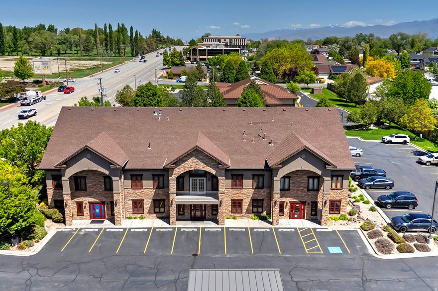 Investment sale of an exceptional Class A office condominium located in the heart of West Jordan, Utah. This property features four well-appointed suites (Suites 101, 102, 103, and 104), totaling 6,303 square feet of usable space, within a professional commercial condominium development. The building offers abundant natural light, excellent visibility along Redwood Road, and exterior monument signage opportunities. Tenants and visitors enjoy ample open parking, easy access to I-215, and a wide variety of nearby amenities and retail services. Built in 2006 and zoned SC-1 (Neighborhood Shopping Center), the property combines premium finishes, accessibility, and convenience, making it an ideal opportunity for professional or medical office users and an excellent investment in a high-demand location.  All Suites 100% Occupied at $17/SF NNN.  Lease expiration in 2030.  DO NOT DISTURB TENANTS.  Call Agent for showing.