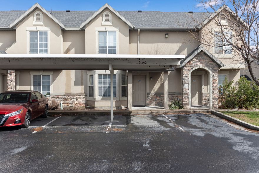 ** As an incentive, the seller is willing to pay for 6 months of the buyer's HOA fees if closed by the end of the year.** This spacious three-bedroom, 2.5 bathroom townhome is in a great location. Close to USU, schools, bus stop, and shopping. The HOA covers mowing, weeding, and shoveling snow. Exterior maintenance is covered by the on-site property management and maintenance team. The bay windows let in plenty of sunlight. Don't miss the oversized primary bedroom and en suite bathroom. New vinyl plank flooring in the kitchen and bathrooms. Most appliances have recently been replaced. Relax at the community pool or on the private patio, which is shaded in the afternoons. One reserved carport spot and unlimited open parking. It could be a great investment. The property management fee would be covered in the HOA fee if Logan Landing is used as a property manager. Buyer to verify all information.