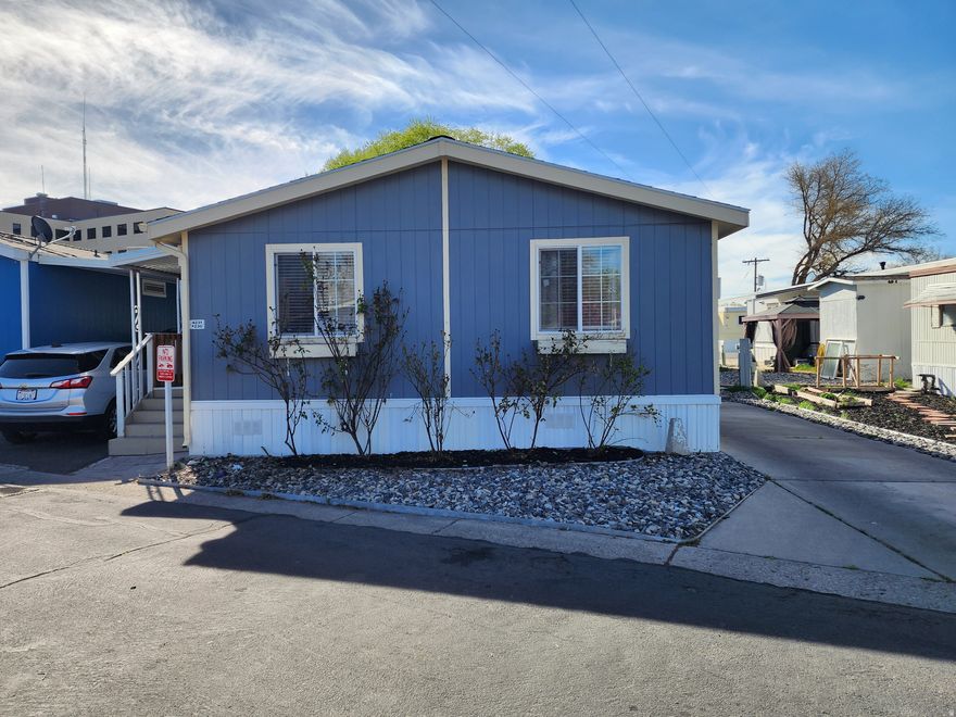 Unique and beautifully updated home is ready to be called yours! Central A/C! Xeriscaped yard! Save $$$ on water bill! The home features 3 bedrooms and 2 bathrooms, just across the street from the community playground! Get ready for summer! Community has a pool! We have MANY financing options for this type of property. Call today! Sq. Ft. provided as a courtesy measurement only. Buyer/Buyer Broker to verify all information.