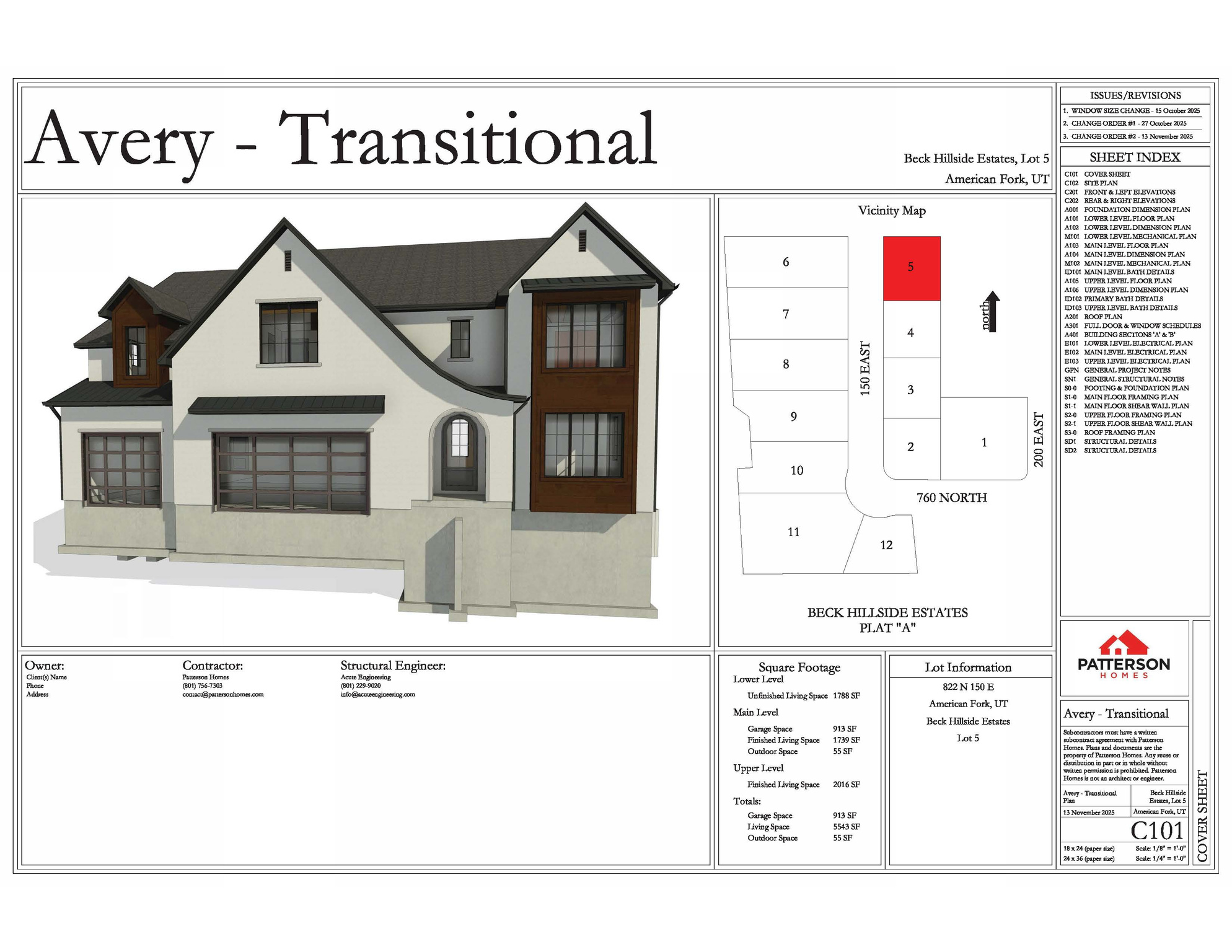 BECK HILLSIDE ESTATES - Residential