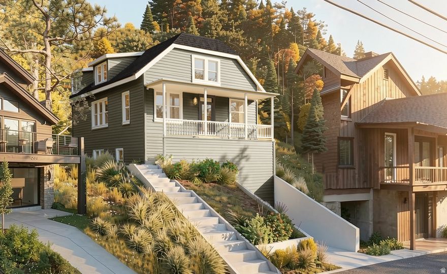 Newly rebuilt historic ski home in one of Park City's most sought-after locations, offering luxurious finishes and custom designer curated furnishings throughout.  Situated on an oversized 0.06-acre lot, the home allows for expansive living spaces rarely found in Old Town. The open-concept kitchen, family, and dining areas offer soaring 9+ foot ceilings, abundant natural light, custom wood cabinetry, quartzite countertops, and French oak flooring throughout. The gourmet kitchen includes a large island, La Cornue gas range, Sub-Zero, Wolf, and Asko appliances. The butler's pantry is complete with a sink, Miele coffee system, and additional prep and storage space. A second family room provides flexible space for entertaining or relaxing. The home offers four bedrooms, each with an ensuite bathroom with heated floors. Laundry is conveniently located on three levels, and an elevator provides effortless access throughout the home. The upper level is dedicated entirely to a private primary suite with a sitting area and wet bar, a spacious walk-in closet, a spa-inspired bathroom with an oversized steam shower, heated floors, and a Balthazar soaking tub. Outdoor living includes a covered front porch and a private back patio with hot tub-perfect for unwinding after a day on the slopes. Additional highlights include mudroom with heated floors with built-in storage and bench seating, a large storage closet with ski lockers, a two-car tandem garage, and a heated driveway. Very close access to hiking and biking trails. Truly a legacy home that can be enjoyed for years to come.