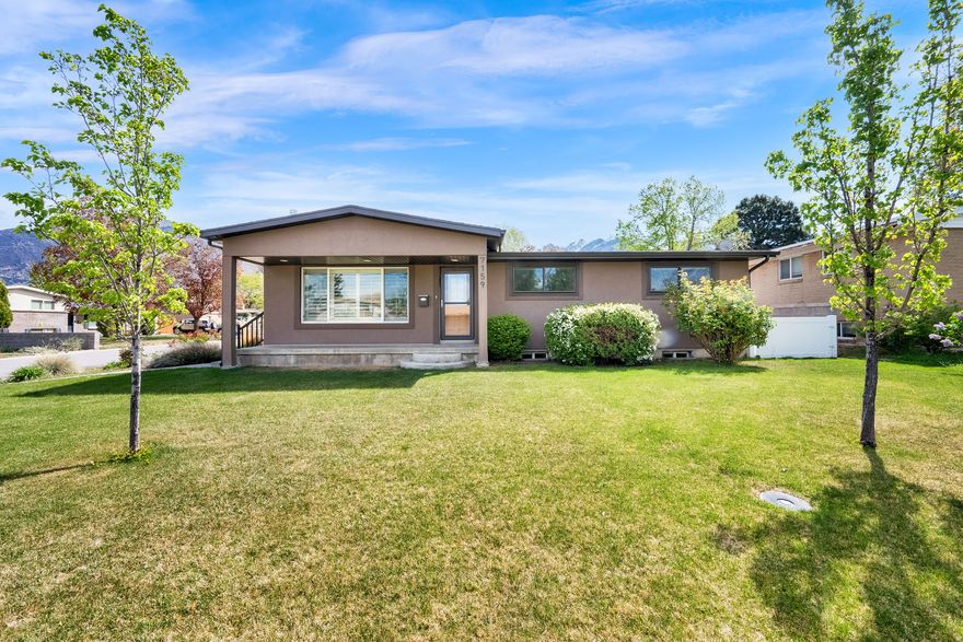 ***Open House Saturday, April 18 from 10:00 am - 12:00 pm***Beautifully remodeled, with an addition completed in 2019, this Cottonwood Heights home has been thoughtfully updated inside and out, including new wiring, plumbing, and exterior upgrades. The kitchen offers plenty of storage and space, making it great for both everyday living and entertaining. The home also features a spacious primary suite with three closets and a well-designed, generously sized bathroom. Situated on a corner lot, the outdoor space stands out with a large covered back patio, perfect for relaxing or hosting guests. The unfinished basement offers plenty of room to grow and the opportunity to make it your own.Buyer to verify all MLS information, including square footage.