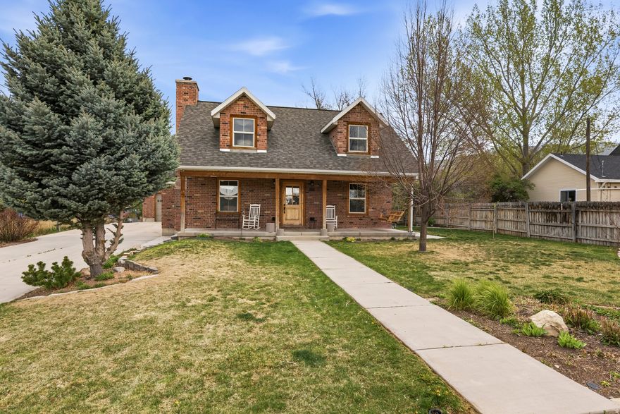 Beautiful remodeled family home in the heart of Manti. ( Check out the 3D tour of this home! ) Large 3 level home with updated and open kitchen, new carpet, paint and LVP flooring through out. Semi-formal dining room and extra sitting at the bar. Large office space on main level with plenty of room for all the extras. Great family room with a wood burning stove and open concept on the main living. Large bathrooms throughout with extra large bedrooms on the upper floor and plenty of closet space. Laundry room on both upper level and lower level. Downstairs has a large cold storage room with 2 bedrooms and open family room and a full bathroom. Fully landscaped yard with fruit trees, vegetable garden and mature trees. Extra bonuses with a darling pergola, play house for the kids that will stay with the home, as well as a bonus room above the garage that could be used for an office, work out room or Rec room. Plenty of parking space as well as room for RV's, ATV's and all the extras. Within minutes to the mouth of the canyon for a fun day of riding, fishing or hunting. Square footage figures are provided as a courtesy estimate only and were obtained from Sanpete County Accessors . Buyer is advised to obtain an independent measurement.