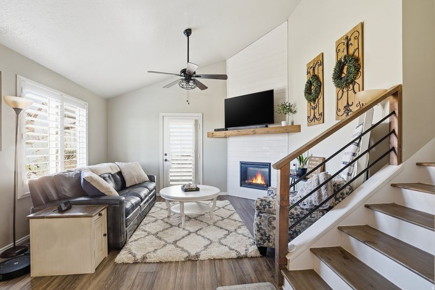 Welcome to this beautifully maintained  home offering comfortable, functional living. The inviting main living area is filled with natural light, perfect for everyday living or entertaining. The kitchen provides ample cabinet space and a practical layout, while the generously sized bedrooms include a peaceful primary suite. New Plantation shutters add charm throughout. New Anderson Windows. Outside, enjoy a fully fenced yard ideal for relaxing, pets, or gatherings, along with an attached two-car garage for parking and storage. Roof, gutters and water heater replaced in 2020. Home also has a reverse osmosis system and EV charger in the garage. Located in a well-established neighborhood close to shopping, schools, parks, and commuter routes, this move-in-ready home offers an excellent balance of comfort, convenience, and value. HOA computes to $65/mo and includes cable, internet, snow removal, leaf service, tennis court, playground, movie nights.