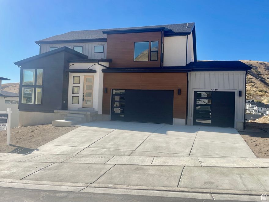 Luxury Meets Lifestyle in This Best-Selling Highland Plan at Canyon Point! Don't miss this incredible opportunity to own the most sought-after floor plans in the upscale Canyon Point community-perched above Silicon Slopes in one of the last premier mountain neighborhoods along the Wasatch Front! This fully finished walkout Highland plan is loaded with high-end features, including:  Main-level owner's suite with LVP wood-style flooring throughout  Gourmet KitchenAid appliance package: double ovens, 36" gas cooktop, vented hood  Massive 6x7 quartz island with thick 6cm countertops  Ceiling-height soft-close cabinetry, floating shelves, upgraded tile, and elegant black iron railing  One of the largest yards in the community with stunning canyon views off the expansive rear deck Canyon Point offers a quiet, elevated lifestyle with unbeatable access to hiking and biking trails, while still being just minutes from shopping, dining, and top-rated schools. Community amenities include a luxury clubhouse, resort- style pool, tennis courts, basketball courts, and more. Bonus: For a limited time, the builder will contribute a staggering $35,000 to buyers for a huge rate buy down for those that use Sellers preferred lender, or as a direct discount for cash buyers. Call me today to schedule a private tour and claim this home before it's gone-completion estimated for early September 2025!