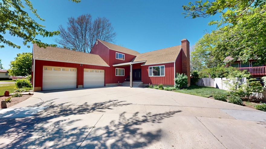 This 4-bedroom, 2-den, 3.5-bath home sits on a secluded Roy corner lot, combining high-end renovations with easy access to I-15 and I-84. Large double front doors open into a spacious living room, setting a tone of scale that continues through the generously sized bedrooms and two large family rooms. Five fireplaces are featured throughout the home, including one in the expansive master suite which also offers a private deck. Recent upgrades include new smart siding, energy-efficient vinyl windows, stone countertops, new paint, beautiful trim, and premium carpet. The layout is designed for flexibility and entertaining, offering two dens and a main-level salon space for a home-based business. The yard is landscaped and the backyard is fenced. Located minutes from Hill Air Force Base and the Roy Aquatic Center, the property is also within 30 minutes of Snowbasin Resort and mountain recreation.  Square footage figures are provided as a courtesy estimate only and were obtained from a listing appraisal. Buyer is advised to obtain an independent measurement.