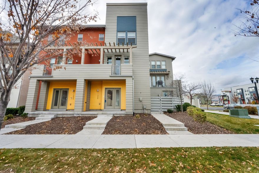 Looking for a home that offers easy access to everything? This is the home for you! Walking distance to TRAX, the lake in Daybreak, shopping, medical and restaurants. Nearly new, energy efficient home built by Garbett Homes. Offer oversized garage, spacious living and kitchen area with white cabinets and beautiful quartz countertops. It's a great space for entertaining, or just spending a nice evening at home. Lots of windows in this home for natural light. Don't miss out on this gem!