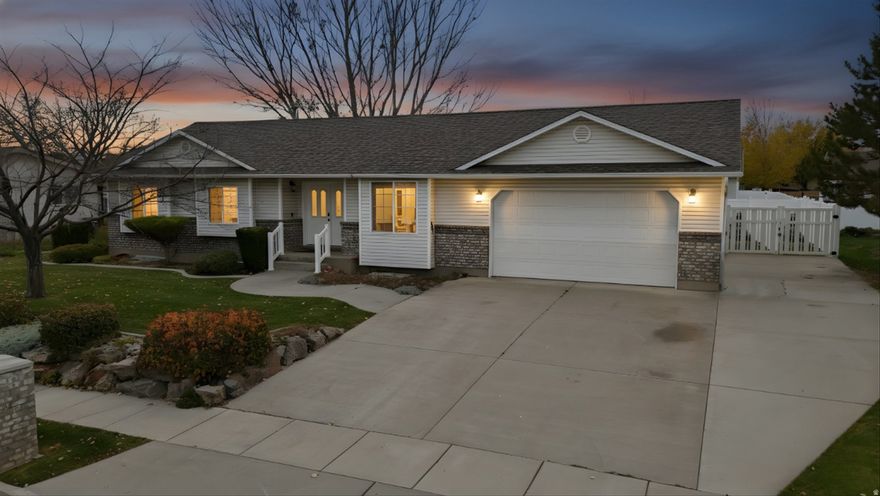 Step into this inviting rambler that blends comfort, functionality, and beautiful outdoor living. Pride of ownership is evident from the moment you arrive, with lush landscaping, mature trees, and a meticulously maintained yard featuring a spacious deck, covered patio, and full privacy fencing which is perfect for both relaxing and entertaining. The property also offers convenient RV parking, giving you extra space for toys, trailers, or additional vehicles. Inside, the open great room flows into an airy kitchen with granite countertops and ample space for gatherings. The master suite includes its own private en suite, creating a peaceful retreat at the end of the day. You'll also appreciate the versatile bonus room, ideal for a home office, craft room, playroom, or easily converted into an additional bedroom. With a brand-new roof and a seller-provided carpet allowance, you'll have the opportunity to customize the home to your taste. Well-maintained and priced to sell, this property is an incredible value and sure to go fast!