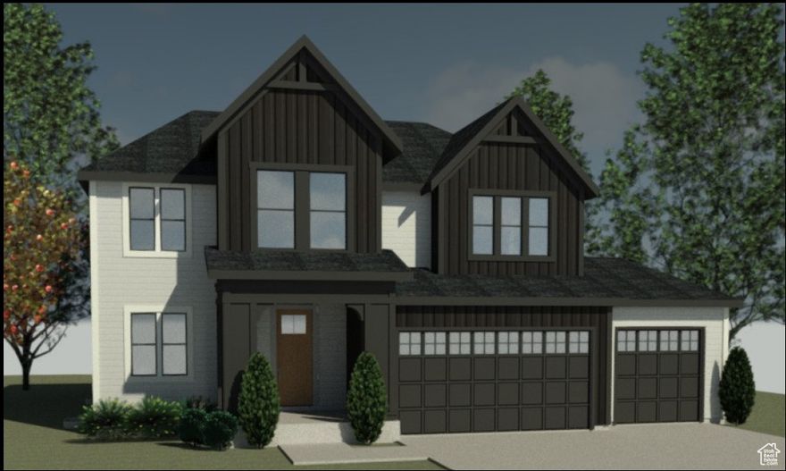 Now under construction in the new Oakhaven Park community in the heart of Bountiful, is this darling two-story Fairmont plan. With beautiful finishes like quartz countertops, tile floors and LVP, a separate tub and shower and double sinks in the primary suite, this home is sure to please. It also offers a full unfinished basement with 9' foundation walls. Scheduled finish is February '26. Call agent for more details.