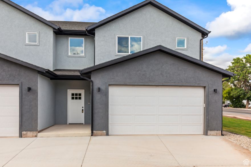 Just completed and never lived in, this beautifully designed home offers modern comfort and functionality throughout. Step into a welcoming entryway that leads to an open-concept kitchen and living area, complete with a sliding glass door providing easy access to the backyard - perfect for indoor-outdoor living.  The main floor also features a convenient half bath, pantry, and storage closet, all located just off the attached 2-car garage for everyday ease.  Upstairs, you'll find a spacious primary suite with an attached bathroom and walk-in closet. Two additional bedrooms share a full  bath, and a dedicated laundry room adds extra practicality to the upper level.