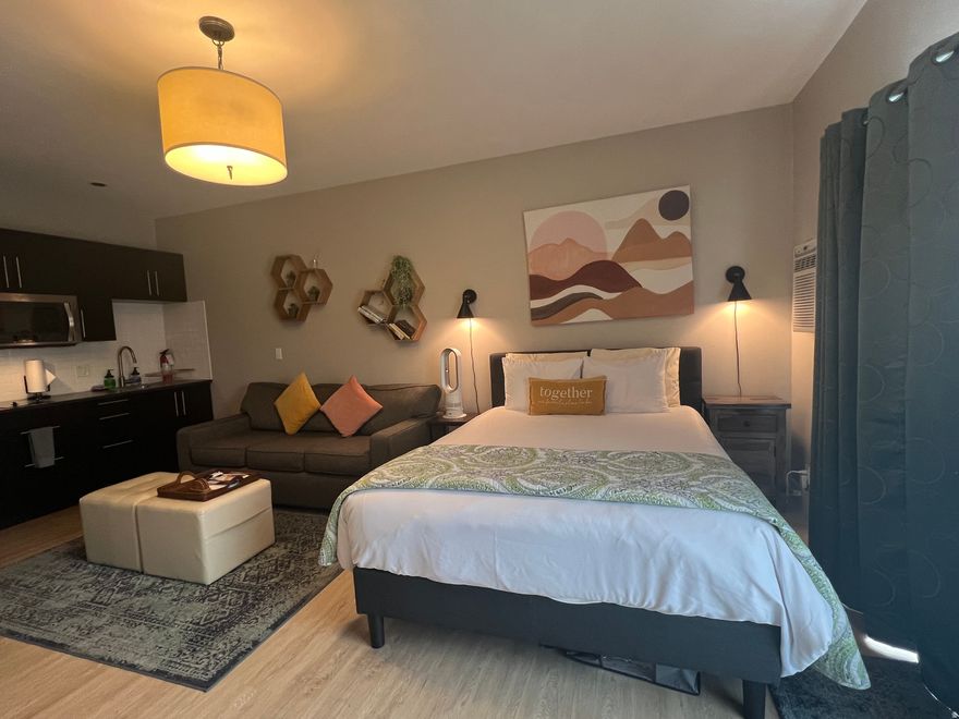 Owner agent.  Turnkey, maintenance free studio in the Prospector Square neighborhood. This unit has been thoughtfully remodeled with spacious sleeping area, a full kitchen, stainless appliances, modern bathroom, and in-unit washer/dryer. A guest favorite! Enjoy mountain and trail views from the private balcony and direct access to the Rail Trail just outside your door. HOA covers all utilities, TV, and internet, and offers resort-style amenities including a year-round hot tub, seasonal pool, fire pit, EV charging, and 24-hour front desk. Located on the free bus route, steps from Silver Mountain Sports Club, restaurants, and world-class skiing. A rare opportunity for a low-maintenance mountain getaway with proven income potential in one of Park City's most desirable communities.