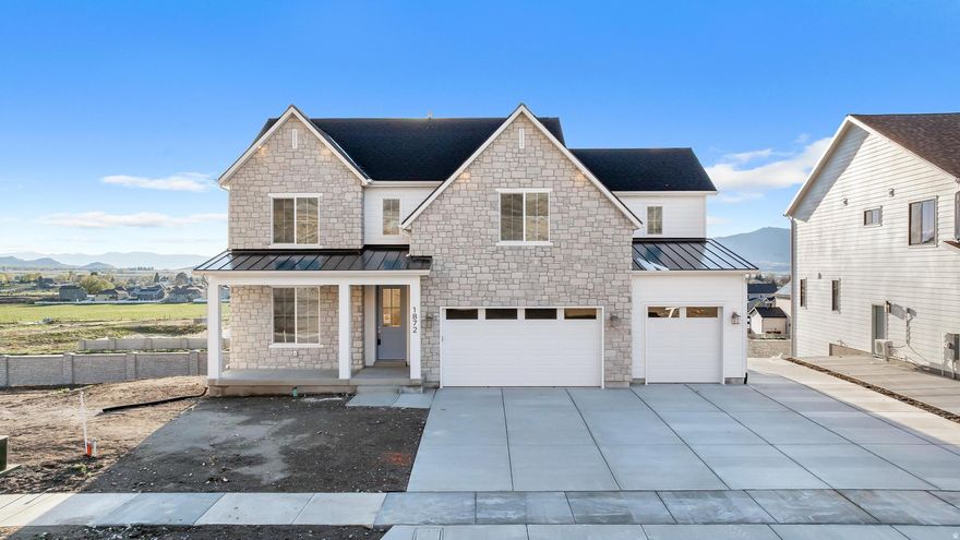 3.99% 5 Year ARM, 4.99% Fixed 30 year available with preferred lender! (Terms and restrictions apply) OPEN HOUSE SATURDAY April 11th 12PM-2PM!! Welcome to the Bethany in our BRAND NEW Payson View South Subdivision! This 5,859 square foot home just got C of O and is designed to take full advantage of its stunning surroundings. Massive windows frame sweeping views of Payson Valley from the back and dramatic mountain views from the front. Every detail has been thoughtfully curated with top quality finishes throughout, blending modern design with timeless craftsmanship. Featuring 4 spacious bedrooms (main level primary suite), 3 bathrooms, and a bright, open layout perfect for entertaining or everyday living. The walkout basement could be used as an ADU if needed!