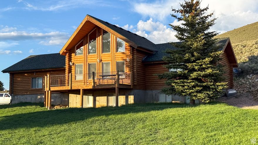 Nestled in the heart of the historic mining town of Scofield, this multi-bedroom custom cabin offers breathtaking views of Winter Quarters Canyon. Perfect for gathering with family and friends, this retreat is designed for making lasting memories. The spacious kitchen features a commercial-grade grill, ideal for starting your days with hearty mountain breakfasts. This fully furnished home comes complete with equipment to ensure your time here is truly one of a kind. Outside, enjoy a vast expanse of manicured lawn, a playground area, and plenty of space to relax and play in the crisp mountain air. Whether you're seeking a weekend getaway or a year-round haven, this one-of-a-kind property is ready to welcome you home.   Square footage figures are provided as a courtesy estimate only.  Buyer is advised to obtain an independent measurement.