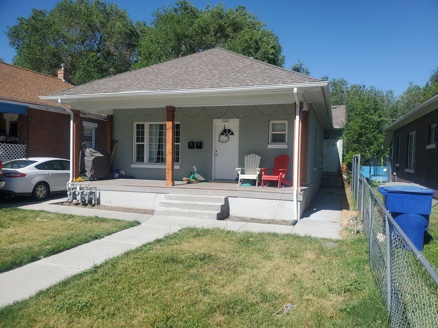 Investors or owner-occupants! Are looking for a great property with good cash flow or supplemental income to offset you mortgage? This is your opportunity! Extensive capital improvements completed around 2020 included: NEW electrical, NEW plumbing, NEW roof and windows, NEW HVAC systems NEW kitchens and bathrooms with granite countertops, subway tile backsplash and stainless-steel appliances. The front 2-bedrrom unit is rented through October 2026 at $1500/month with the back, 1-bedroom unit vacant and asking $950/month. This Duplex has three separate gas and electric meters as well as a third entrance into the basement for possible third unit or expanded living space. Please call your Agent to receive a copy of Ogden's Opportunity Zone (attached in documents of listing) to learn about benefits for Investors who purchase and re-invest in the area.  Priced to sell call today!