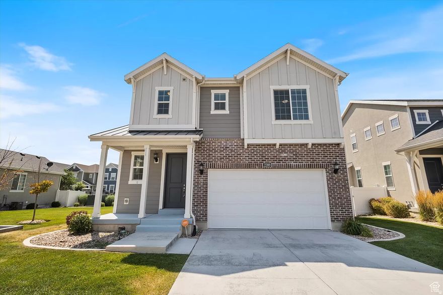 Seller agreed to pay $5000.00 for closing cost or buy down interest rate.Tucked away in the heart of Lehi city, this beautiful 4-bedroom, 3.5 bathroom home perfectly combines modern comfort with timeless appeal. Just minutes away from local schools, shopping centers, parks, and public transportation, this property offers both convenience and a peaceful setting. Step inside to find a bright, airy living space, featuring large windows that flood the room with natural light. The open-concept design effortlessly connects the living area to the dining space, making it ideal for family gatherings or hosting guests. The kitchen boasts high-end stainless-steel appliances, sleek granite countertops, and custom cabinetry, providing ample storage. There's also a breakfast bar for casual dining or meal preparation. The master bedroom serves as a serene retreat with a walk-in closet and an en-suite bathroom that includes a luxurious walk-in shower, double vanity, and modern fixtures. Two additional spacious bedrooms are perfect for children, guests, or a home office and share an elegantly updated bathroom. The backyard is a haven for both families and entertainers. Enjoy the well-maintained lawn, ideal for kids and pets, or unwind on the patio, perfect for barbecues or peaceful mornings with a cup of coffee. Additional features include: Two car attached garage with extra storage space and direct access to the house . Driveway providing additional guest parking. The house is situated in a quiet, family-friendly neighborhood with tree-lined streets, this home is close to top-rated schools, parks, shopping, dining, and entertainment. Quick access to I-15 highways and public transportation makes commuting easy. Don't miss the chance to make this wonderful home your own! Buyer to verify all provided information.