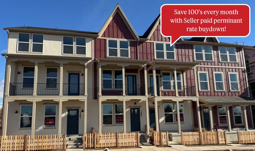 Wilmington floor plan in new Trailside community. Primary Suite offer vaulted ceilings, garden tub, walk-in closet. Gourmet kitchen with quartz countertops and stainless steel appliances. Trailside community features an hammock park, playground, Paw Park, bike and walking trials! Visit our model home at 1839 W 1150 N, Layton, UT 84041 Tue-Sat, 11 AM - 6 PM.