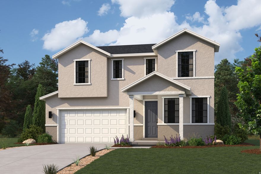 The can't-miss Oriole floor plan in Pinnacles Residences has it all. The main floor centers around an open-concept layout showcasing an airy great room, a dining area, and a large kitchen with a walk-in pantry and a center island. It also has a bedroom and full bathroom. A back patio sits outside. The luxurious primary suite is upstairs, boasting a walk-in closet and a lavish private bath with dual sinks, a walk-in shower, and a soaking tub. Two generous bedrooms, a centrally located laundry, and a flexible loft space complete this attractive floor plan. Also, this home has an unfinished basement.