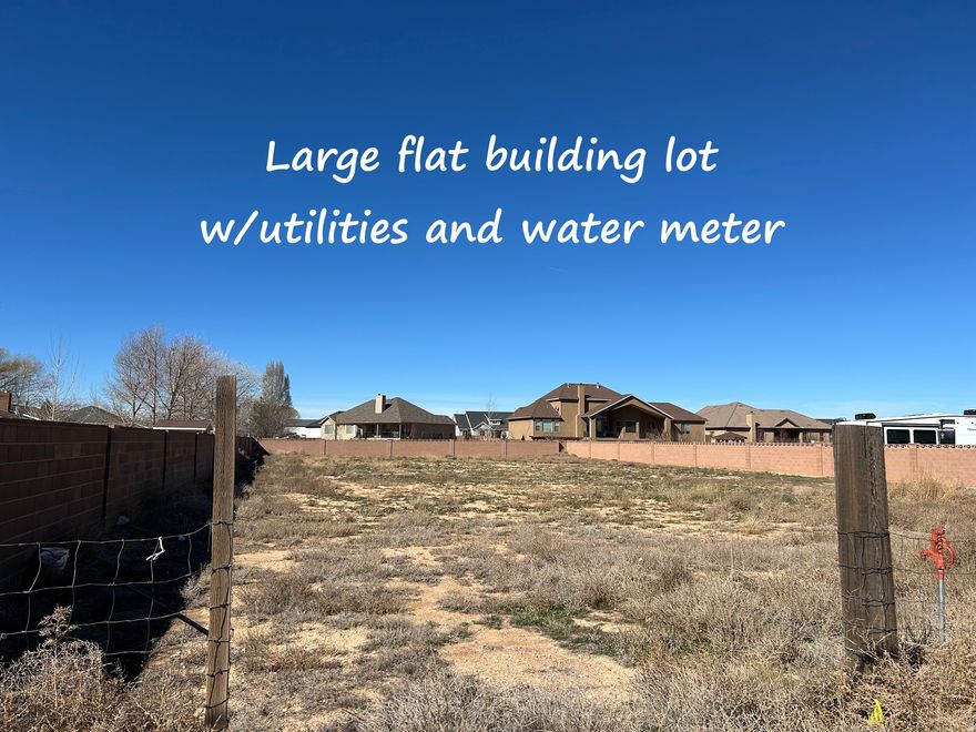 Large building lot in Legacy Estates ready for your dream home. This .58 acre lot has all utilities to the lot and has the water meter set already - saving you thousands! There is additional value added in the block wall on three sides. Large enough for home, and detached garage/RV parking and more. You won't find many lots this size for sale right now, so if you value space and the easy pace of Enoch - this is perfect for you! You can bring your own builder. Curbs and gutters already in place, just waiting for your new home!