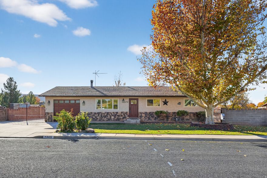 Fresh, bright, and ready to love - with NO HOA! This updated 5-bedroom, 3-bath home sits on a quiet street and features plantation shutters, a welcoming living room, and an oversized primary suite on the main level, plus an additional bed and bath. Enjoy all new carpet, paint, quartz kitchen countertops, newer windows, and a spacious basement family room with 3 additional bedrooms. The fully fenced backyard offers room to play, a storage shed and wrought iron gates for added charm and security. A single-car garage with additional RV parking completes this move-in-ready home-easy to love and hard to beat.