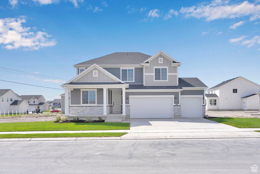 With this home we are offering rates as low as 3.99%.  Restrictions apply and interest rates can change at any time. Explore this dynamic Hopewell home. Included features: a bedroom and full bath off the entry; a gourmet kitchen showcasing a sizable island, a built-in pantry, and an adjacent dining area; an elegant great room with a cozy fireplace; a versatile loft; a luxurious primary suite boasting an oversized walk-in closet and a deluxe bath with double sinks, a shower, and a soaking tub; two additional bedrooms with a shared hall bath; a central laundry; and an unfinished basement. This could be your dream home! ** Rendering and picture are not of the particular lot. The picture is of a Hopewell model home**