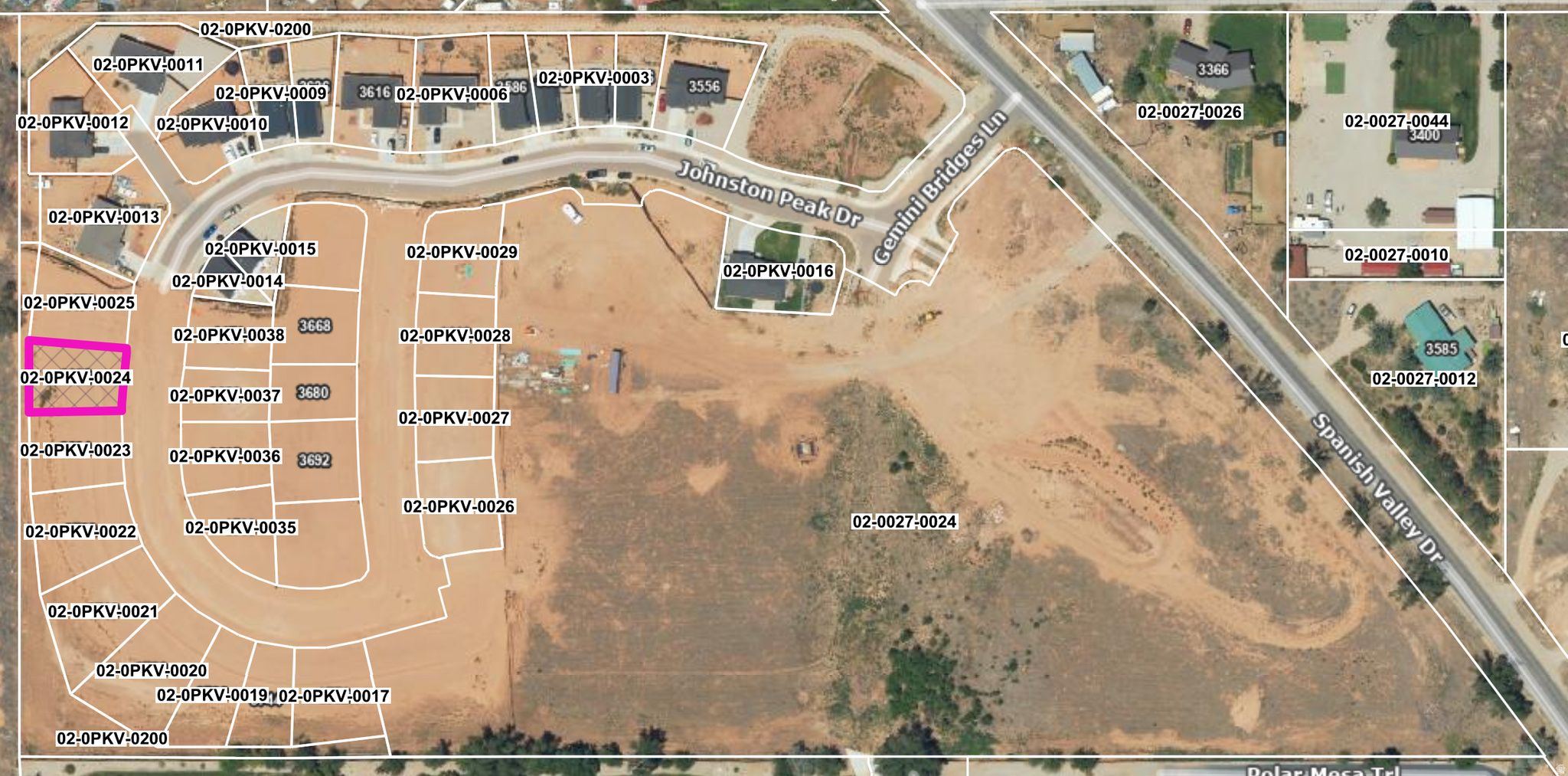 PEAK VIEW SUBDIVISION - Land