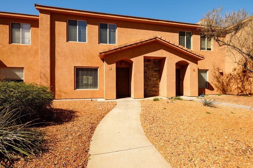 Welcome to this well-maintained 3 bed, 2 bath townhome offering 1,242 sq ft of comfortable living in the heart of Kanab, Utah. Located at 300 E 300 N #I-6, this home offers a great blend of low-maintenance living and scenic beauty, surrounded by stunning red cliffs and all the charm Southern Utah is known for.Inside, you'll find a functional layout with comfortable living spaces and the added bonus of the washer and dryer being included with the sale. Outside, enjoy the convenience of a covered parking spot and access to desirable community amenities including a pool, hot tub, and workout area.Whether you're looking for a full-time residence, second home, or investment opportunity, this townhome offers a great location, beautiful surroundings, and easy living in one of Southern Utah's most picturesque communities.