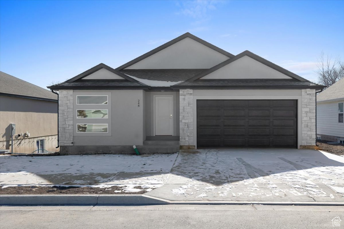 New construction recently finished home in northwest Smithfield tucked back into a nice new cul de sac. Come see this custom home with granite countertops, beautiful LVP flooring and custom finishes throughout. 3 bedrooms and 2 bathrooms finished on the main level with room to grow in the basement.  This house is priced amazing in a great new subdivision.  Property taxes have not yet been assessed. Once subdivision finished there will be an HOA fee for maintenance of green space, nature park, and pavilion on the east end. Square footage figures are provided as a courtesy estimate only and were obtained from building plans . Buyer is advised to obtain an independent measurement.