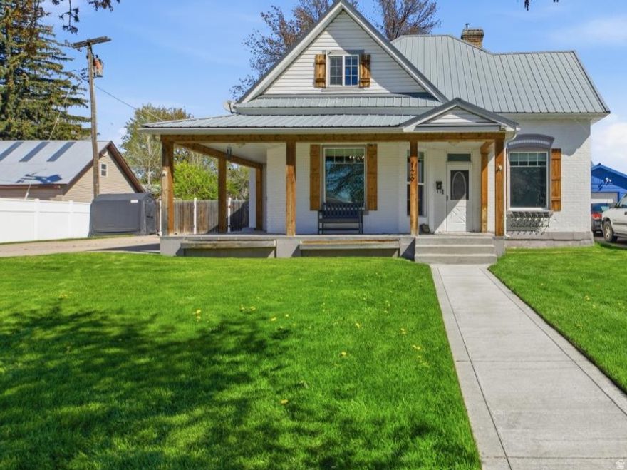 Don't miss this exceptional opportunity! This beautifully updated 5-bedroom, 3-bathroom home blends the timeless charm of a classic property with the comfort and style of modern upgrades. From the moment you arrive, the inviting curb appeal sets the tone for what's inside. Enjoy a spacious, fully fenced yard with mature trees that provide shade and a serene setting. The wraparound front porch is perfect for relaxing summer evenings, while the backyard features a large patio area ideal for entertaining. Thoughtfully renovated and move-in ready, this home offers the perfect balance of character and functionality-come see all it has to offer!