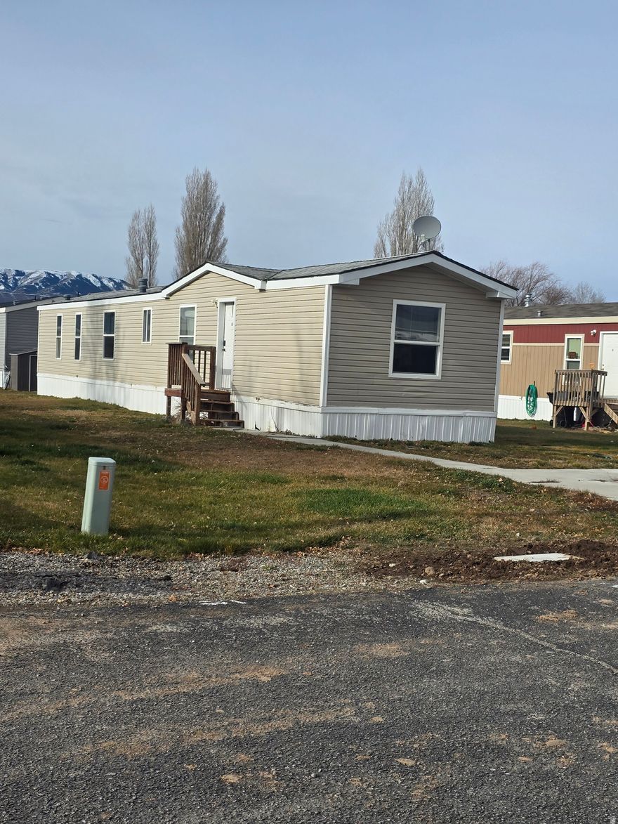 This is a remarkable, updated single wide home, it has been remodeled and home is currently vacant, ready to be moved into.  There is a monthly lot rent.  Purchase Price is for the home only.  Easy access.