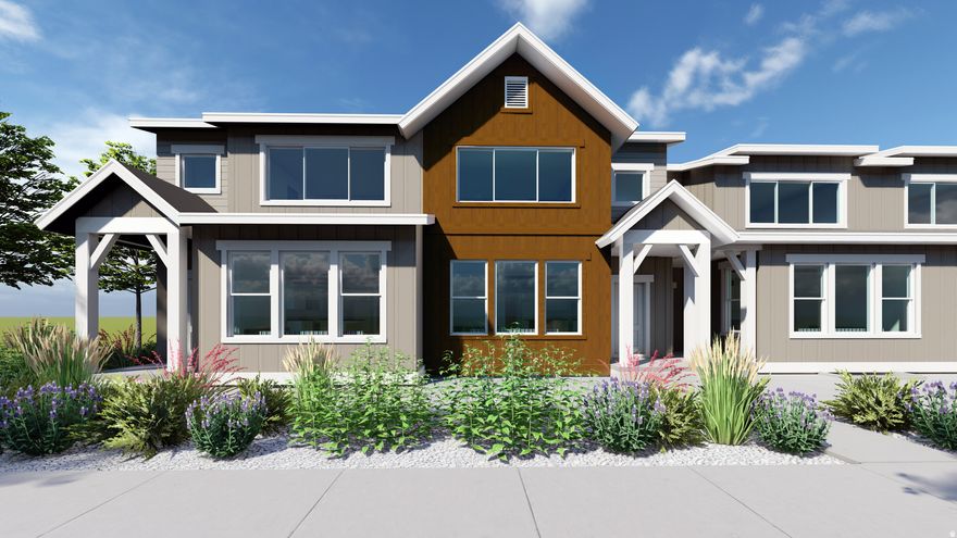 The Valley Zion Series - 3081 - Res 3. Offering up to $20,000 towards closing costs or ask about our special financing options when financing with our preferred lender! Estimated completion in June! This home offers 3 bedrooms, 2.5 bathrooms, and an attached 2-car garage. On the main floor, a spacious kitchen offers white craftsman-style cabinets, Miami Vena quartz countertops, window coverings and stainless steel appliances including the refrigerator! Upstairs is the owner's suite with owner's suite bathroom, laundry room, two additional bedrooms, and a full secondary bathroom. Square footage figures are provided as a courtesy estimate only and were obtained from builder. Buyer is advised to obtain an independent measurement. Interior photos are of same style of home, but not the actual home. Rendering is for illustrative purposes only.