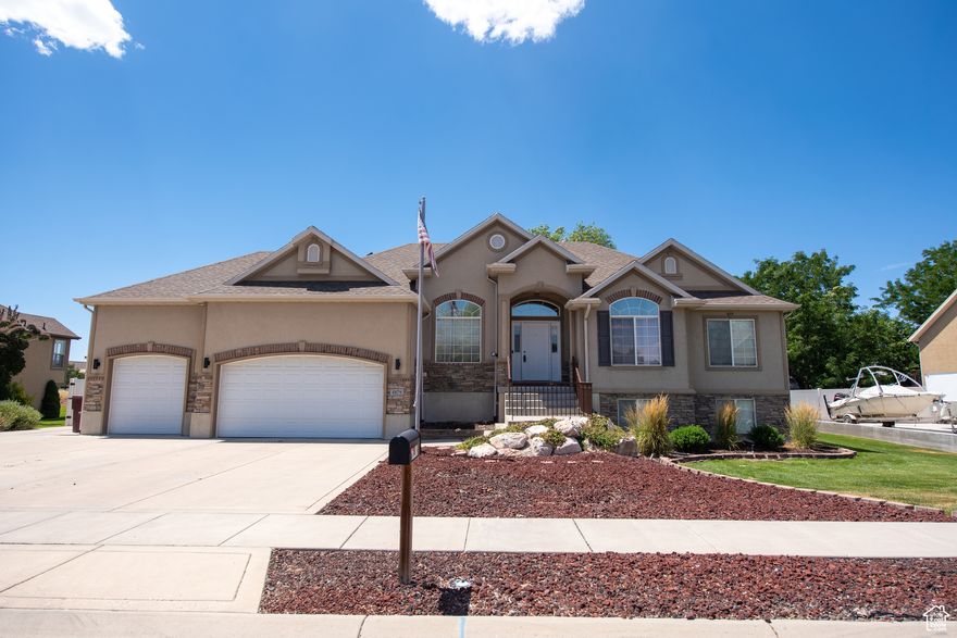 Welcome to this beautiful, well-kept home tucked away in a quiet Hooper neighborhood! Sitting on a spacious 0.32-acre lot, this property offers the perfect mix of comfort, functionality, and room to enjoy life inside and out.  Biggest Bonus: This home comes with fully paid-off solar panels - providing huge savings on monthly energy bills and long-term value for the new owner!  Home Highlights: RV parking with plenty of room for trailers, toys, and more Low-maintenance front yard with zero landscaping Fully fenced backyard featuring a covered patio, fire pit, garden space, mature trees, and full sprinklers Sliding glass door with built-in locking pet door (original doors included if preferred) Spacious family room with vaulted ceilings Basement with light-dimming capability Quiet, established neighborhood setting  This property is a rare find a move-in ready home with the comfort you want, the outdoor space you need, and the financial benefit of solar already paid in full!