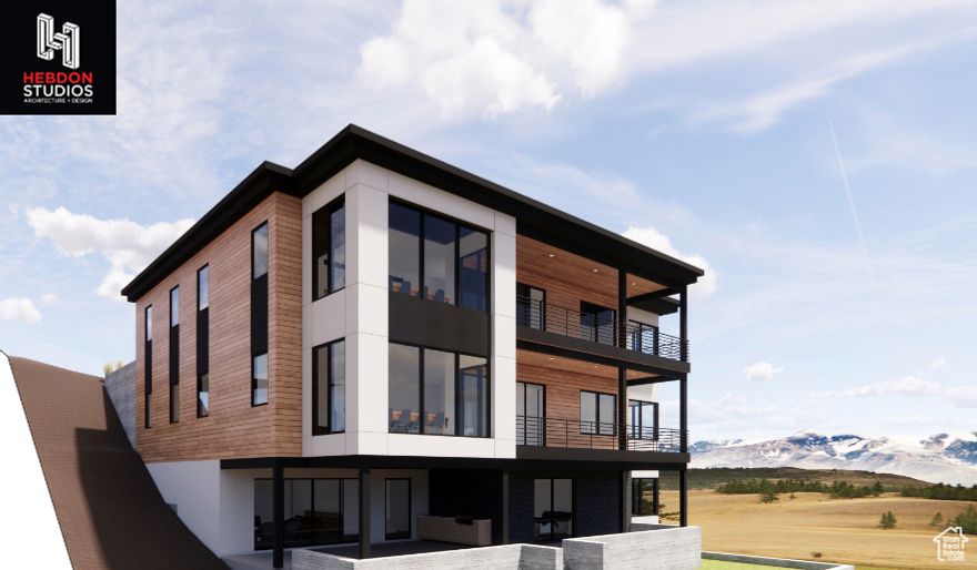 This modern home is a true 1 of 1.  Skillfully designed by Hebdon Studios, the unmatched views are the focal point of this stunning plan.  While maximizing views it also provides a perfect place for hosting, a functional family friendly layout and main floor living.  With features that include a spacious 3 car garage, spacious primary bedroom, laundry, office, dining, kitchen, large gathering room and full width covered deck all the main floor.  Continuing through the home we find multiple living/gathering spaces, exercise area, sports court, covered exterior areas and decks as well as a game area and room for a theater.  Back to the view, unobstructed 180 degree valley views providing a nightly sunset that will never grow old.  This home plan is ready to go, though there is room to make changes to perfect your dream home.    Agent is a principal and owner of the project