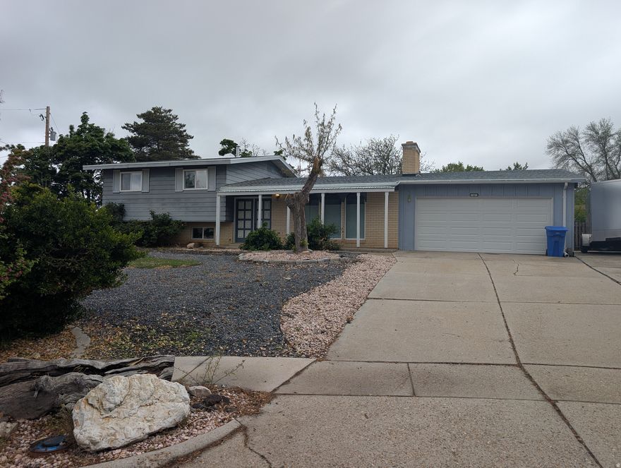 Darling North Ogden home with stunning mountain views in extremely desirable location. The peace you've been waiting for on a very low traffic street. This oversized lot has lots of fruit trees, a large deck and patio, with garden boxes and a coop for your future garden and chickens. Brand new double pane windows installed as of 2024. New roof, furnace, central air, and carpet as of July 2023. Sq ft estimate from county records. Buyer advised to obtain independent measurement.