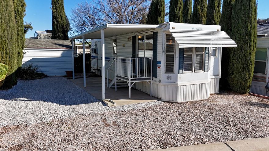 Rare Opportunity! Own your own mobile home with the land in this desirable 55+ community-a hard-to-find combination offering both comfort and long-term value. This well-maintained home features new flooring throughout and comes fully equipped with all appliances, making it truly move-in ready. Enjoy low-maintenance living with the added benefit of owning the property beneath you. Seller financing available, providing a flexible path to homeownership. Conveniently located near shopping, dining, and local amenities, this property is perfect for those seeking affordability, independence, and community. Don't miss this unique chance-homes like this are rarely available!