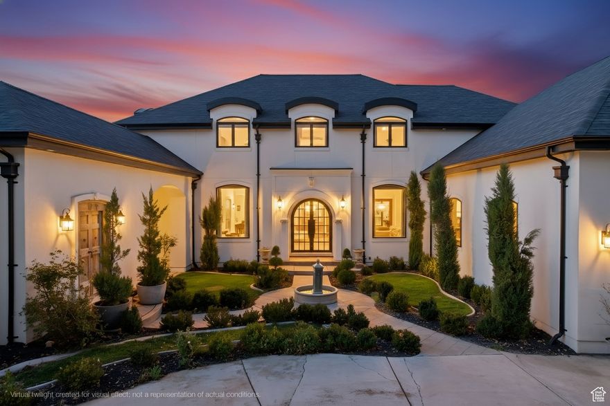 Welcome home to 1265 Eagle Nest! This timeless French Provincial Estate is what dreams are made of! With a rare, flat, sprawling two acres high atop Woodland Hills, and over 10,000 square feet of living space, there is plenty of room to spread your wings. Each room has been meticulously designed and thoughtfully decorated. Featuring a main-level master suite and office with hidden library, formal dining and butler's pantry adjacent to well-appointed chef's kitchen- it's perfect for entertaining. Functional and unique, the property boasts a tennis court, mature trees for privacy, as well as a theater room, indoor sport court and play room for little ones. Elegance, privacy, and recreation- all in one extraordinary setting.