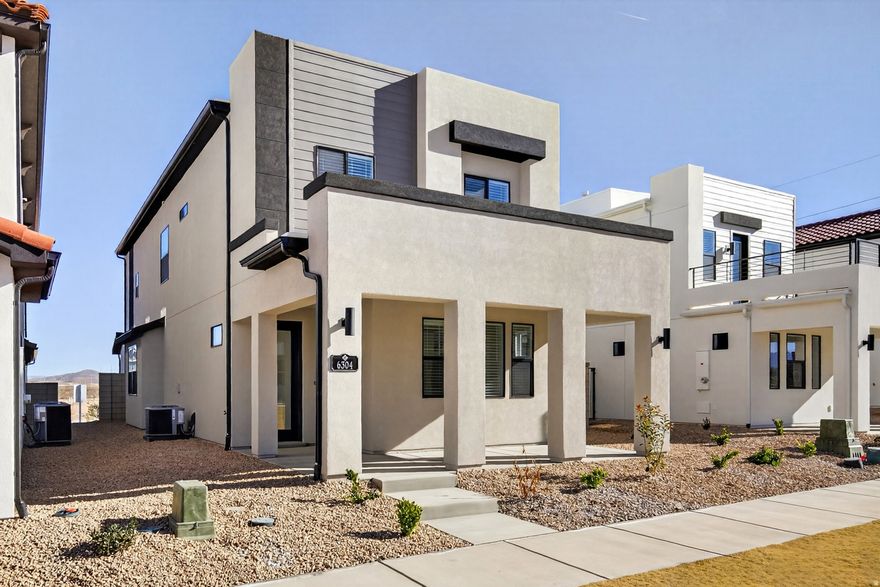 This beautiful new construction home features the Elation DM floor plan, thoughtfully designed and built by Carefree Homes--Southern Utah's trusted builder. Carefree delivers service that exceeds our home buyers expectations before, during and after the sale! Conveniently located near major highways and just minutes from exciting new commercial developments, this home is perfect for both work and leisure. Highlights include durable 2x6 construction, stylish 2'' faux wood blinds, epoxy-coated garage floors, a fully landscaped yard, quartz or granite countertops, and soft close drawers.  Nestled within a vibrant and growing community, you'll enjoy a wealth of amenities right at your doorstep, including a state-of-the-art lagoon and all year long heated pool with several pickleball courts, perfect for outdoor fun and relaxation with family, friends and neighbors. Call today for a showing or for more information about Southern Utah's unique community, Desert Color.