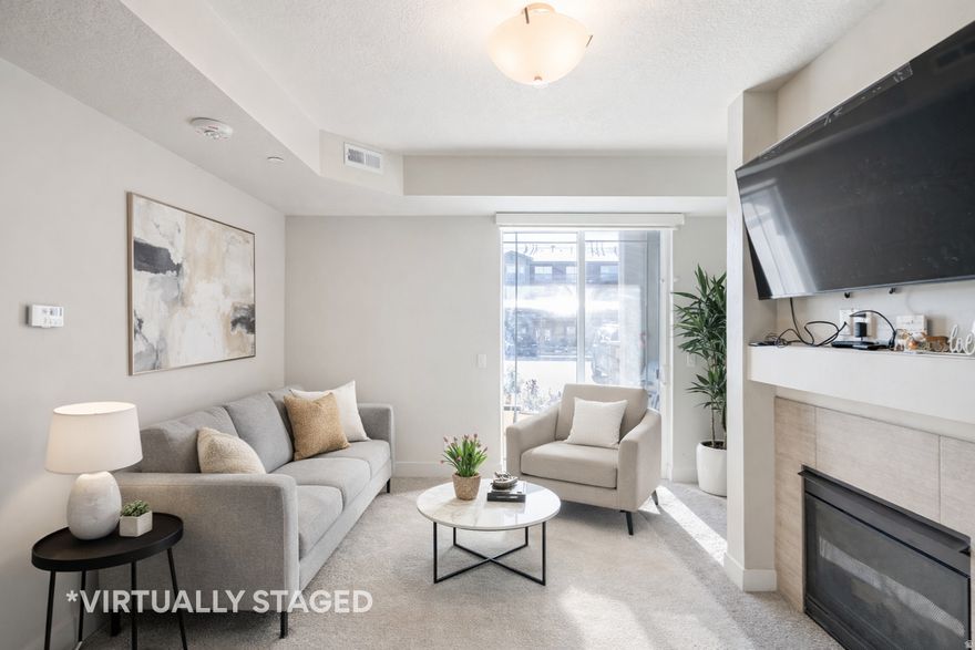 Welcome to Condo E101! Conveniently located in the highly desirable Wasatch County. If you're looking for space, easy accessibility, beautiful mountain views and great amenities all within 25min drive  from Park City, 10min drive from Midway and 15min from Sundance without the hefty price, this well kept 3bdr/2bth condo is perfect for you.  Highlights: This property really offers it all. Located on ground level, 10min from Deer Creek State Park and golf course, easy drive and access to ski resorts, 5min from grocery stores, restaurants and retail shops. Well maintained common areas and amenities like pool, full gym and pickleball court.  ***Property has been virtually staged for visual purposes, no structure, lighting, actual size, layout, or condition of the property has been changed. Both virtually staged and furnished by occupants photos have been added to this listing.