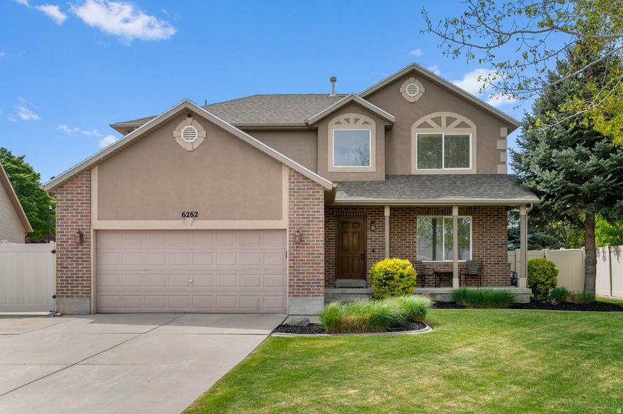 Welcome to this beautifully maintained two-story home in West Jordan, offered by the original owners. Thoughtfully updated and competitively priced, this property features an open floor plan, freshly painted interiors, new luxury vinyl plank flooring, and a new furnace and air-conditioning system installed in 2025. The home sits on a landscaped lot with no rear neighbors and includes a gazebo. A full unfinished basement is plumbed for two additional bathrooms, presenting excellent opportunity for expansion or customization. Don't miss this well-cared-for home with numerous upgrades and strong potential.