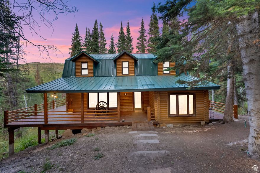 Discover the ultimate mountain retreat--a log cabin so tucked away in the trees, you'll feel like you've stepped into your own private forest! Nestled on a quiet street with soaring pines all around, this rare gem offers unmatched seclusion and year-round beauty. From the wrap-around deck, enjoy the peaceful sound of the river and visits from incredible wildlife. Wander down the established trail for a serene stroll that leads directly down to the river! Inside, rustic charm meets comfort with an updated kitchen, cozy gathering spaces, plenty of room to entertain & host weekend getaways and that unmistakable log cabin warmth. And when the snow falls-- Snowmobiling is literally out your front door! Adventure, serenity, and storybook cabin living, this one has it all. Only an hour to the SLC airport, 45 minutes to Provo and just minutes from all the fabulous amenities of the Heber Valley, Midway & Park City.