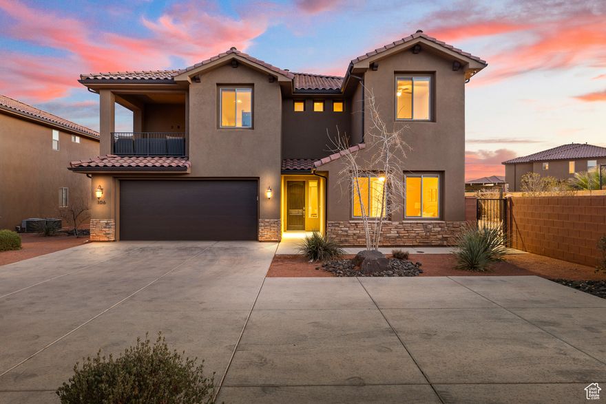 Finally, a nightly rental property in Santa Clara that you can manage on your own! Welcome to the ''Resort at Paradise'', a 6-bedroom, 7-bath vacation home in scenic Santa Clara, Utah positioned at the end of a cul-de-sac. This property sits on .08 acres with a private back yard. Featuring its own private salt water pool, covered outdoor dining area, mature palm trees, cozy fire pit, and full size pickleball court, it provides the ultimate blend of relaxation and entertainment. Located right next to the Kids' Cove pool area, this home is ideal for family retreats or a vacation rental. Accommodating up to 26 guests, ''The Resort at Paradise'' has earned rave reviews Airbnb, with many guests returning year after year. It's renowned for its fully stocked kitchen perfect for preparing family meals or hosting large gatherings and is furnished. Contact listing agent for showing