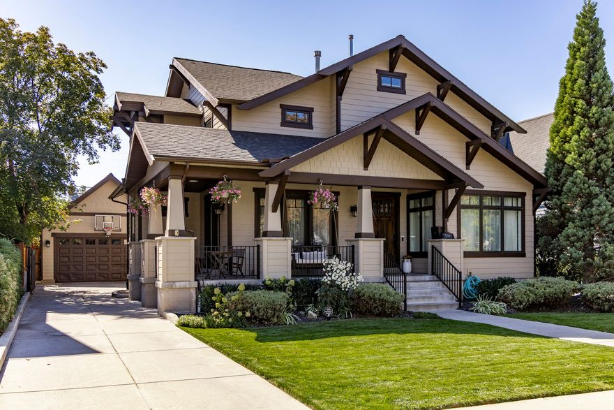 Located in the highly sought-after Yalecrest Historic District of Salt Lake City, this beautifully crafted traditional home was built in 2010 by Northstar Builders and offers timeless character paired with thoughtful modern living. The main level is designed for gathering and everyday comfort, featuring a gourmet kitchen that opens seamlessly to a spacious great room-perfect for entertaining or relaxed evenings at home. Upstairs, the private primary suite offers a beautiful bathroom retreat and walk-in closet, while two additional bedrooms share a well-appointed Jack and Jill bathroom, creating an ideal layout for both family and guests. The lower level provides exceptional flexibility with two additional bedrooms and a full bath, along with a large family and game room. Dedicated spaces for exercise, sewing, and a secure safe room add both function and convenience to the home. A charming front porch welcomes you to the home, while the backyard offers a wonderful deck complete with a swim spa-an ideal setting for relaxing, entertaining, and enjoying the seasons. Thoughtfully designed with generous living spaces both inside and out, this HarvardYale residence blends classic style with modern comfort in one of Salt Lake City's most beloved neighborhoods.