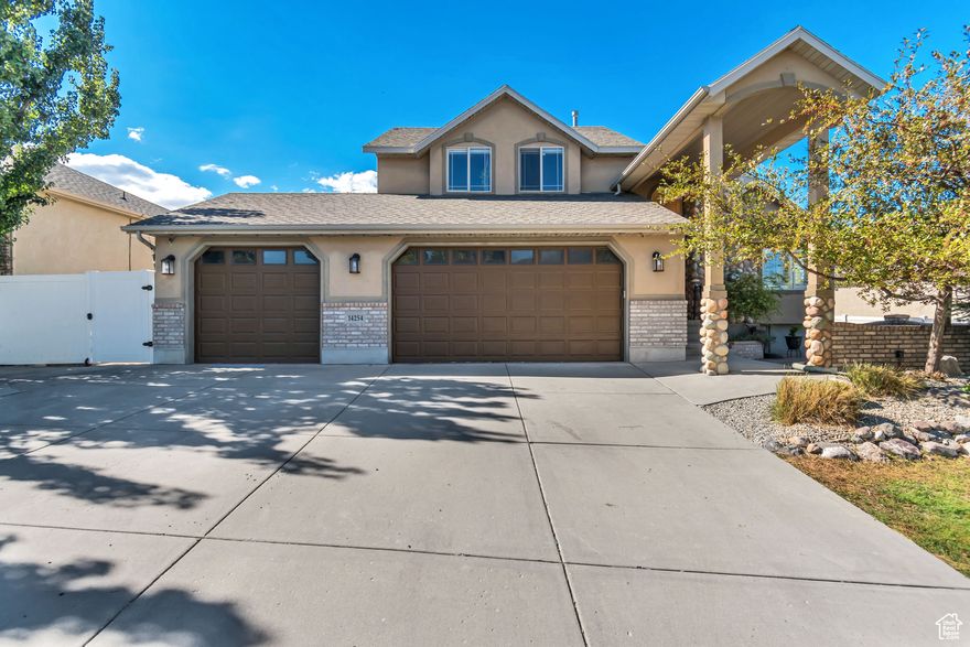 THIS IS THE ONE!!! Welcome Home!  This beautiful home is ready for you to move right in and get settled before the holiday rush!  Located in a quiet, established neighborhood, yet close to shopping, mountain view corridor and schools.  You will first notice the charming front courtyard w/gas firepit and seating for fun family, friends and neighborhood gatherings.  This home packs a punch with all the extra features such as Vivint Home Security, reverse osmosis filtration, surround sound wiring, new HVAC system (2023), range and microwave (2024).  Outside back patio with cover, hot tub ready with 220v and hot/cold water in garage.  Did I mention NO HOA!!!  Come see this lovely home for yourself!  Agent is related to Seller.  Square footage figures are provided as a courtesy estimate only.  Buyer is advised to obtain an independent measurement.